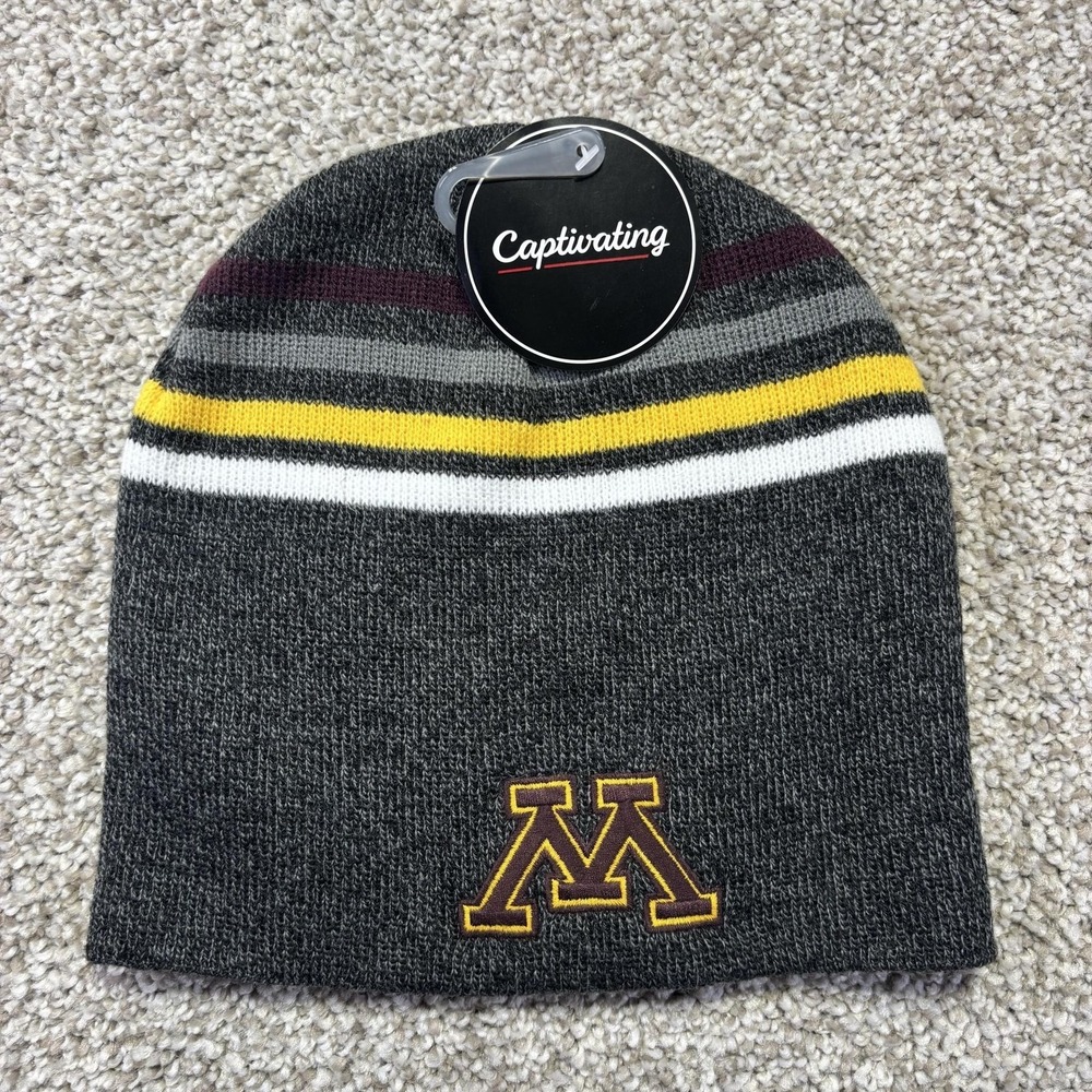 Minnesota Golden Gophers Hat Cap Mens One Size Gray NCAA Football Captivating